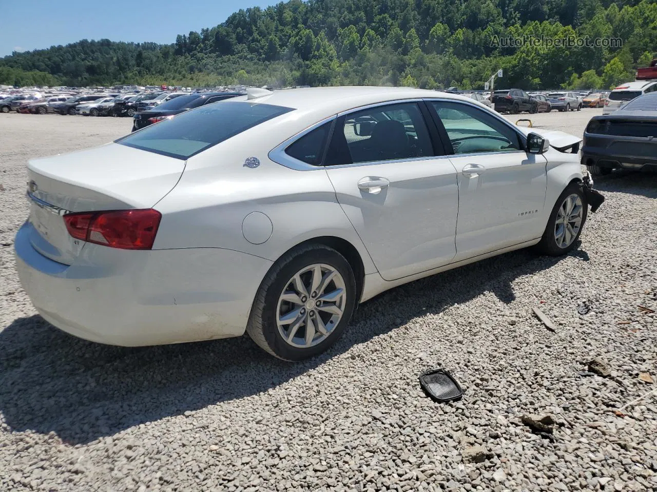 2017 Chevrolet Impala Lt White vin: 2G1105S36H9113826