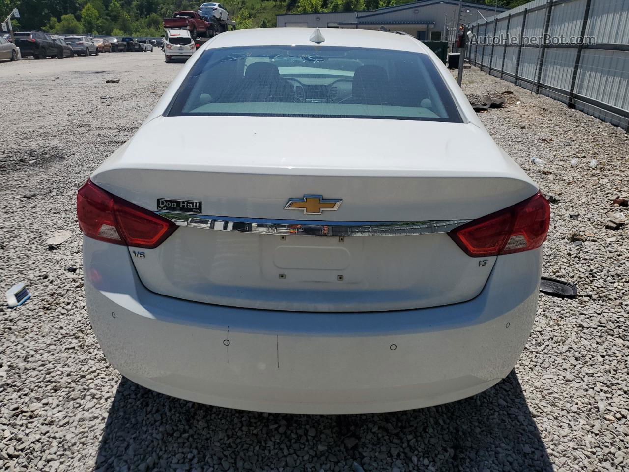 2017 Chevrolet Impala Lt White vin: 2G1105S36H9113826