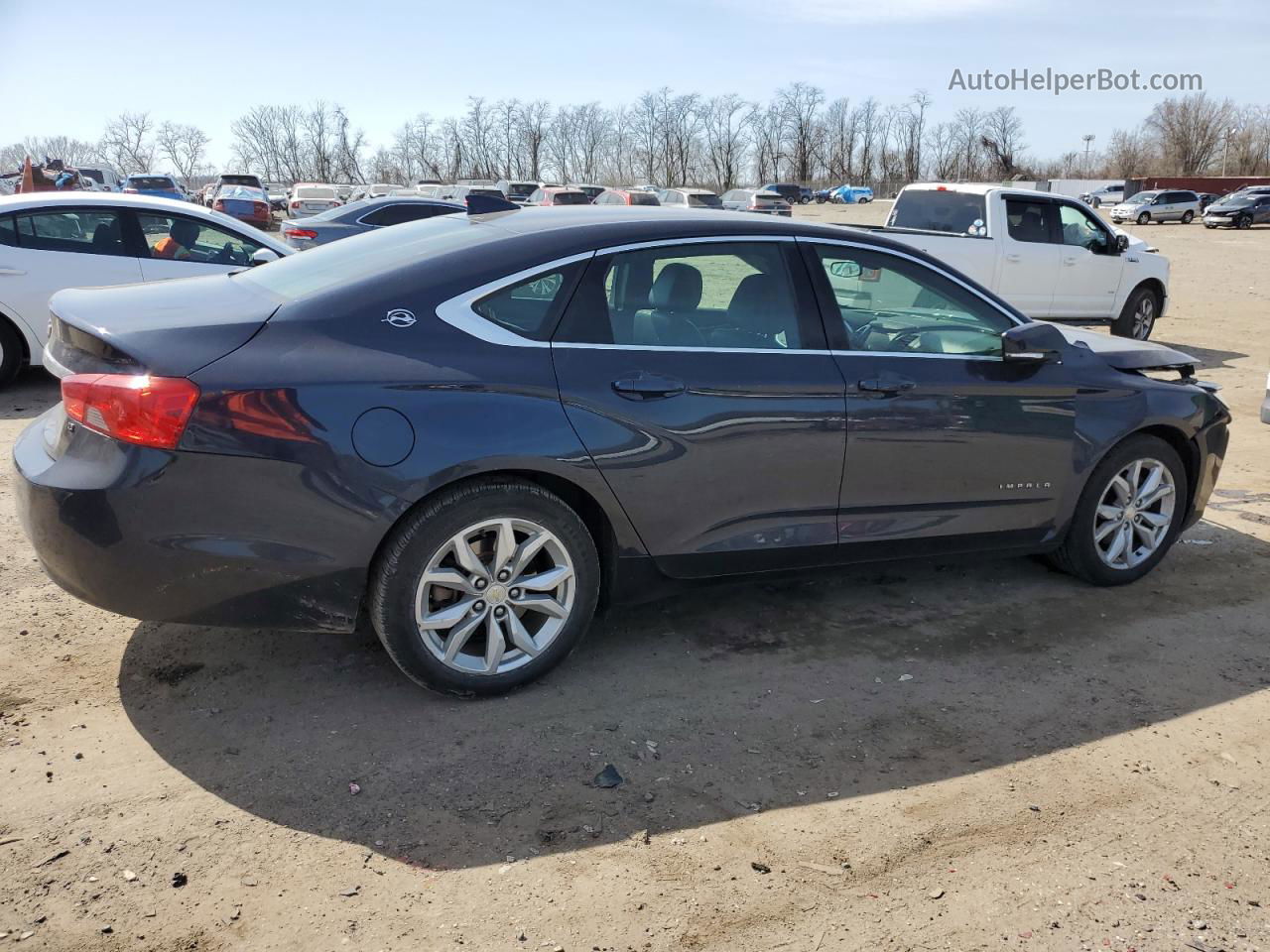 2017 Chevrolet Impala Lt Синий vin: 2G1105S36H9119707