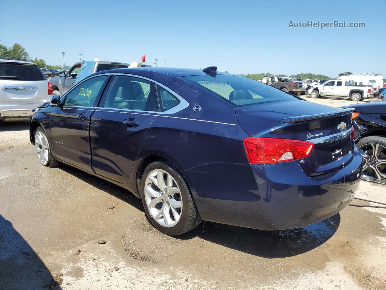 2017 Chevrolet Impala Lt Blue vin: 2G1105S36H9135423