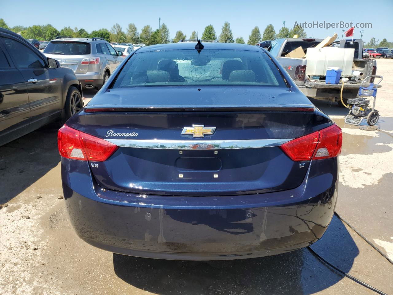 2017 Chevrolet Impala Lt Blue vin: 2G1105S36H9135423