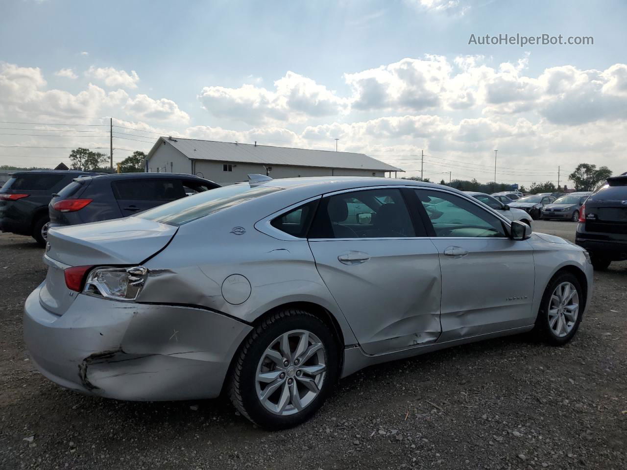 2017 Chevrolet Impala Lt Silver vin: 2G1105S36H9158426