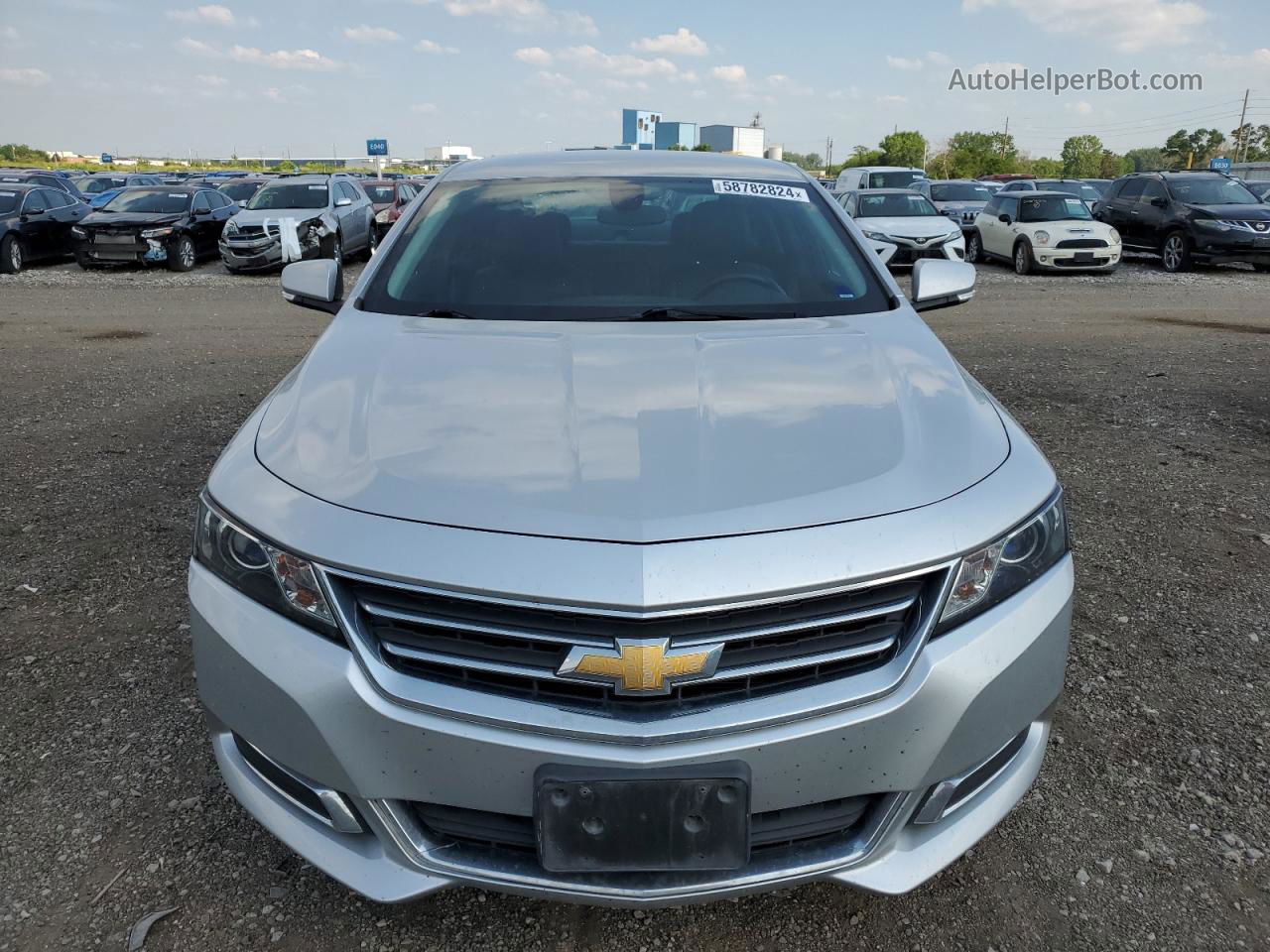 2017 Chevrolet Impala Lt Silver vin: 2G1105S36H9158426