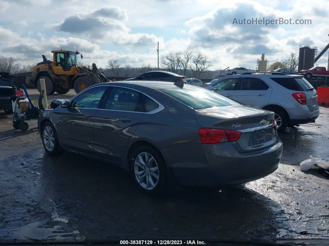 2017 Chevrolet Impala 1lt Gray vin: 2G1105S36H9192575