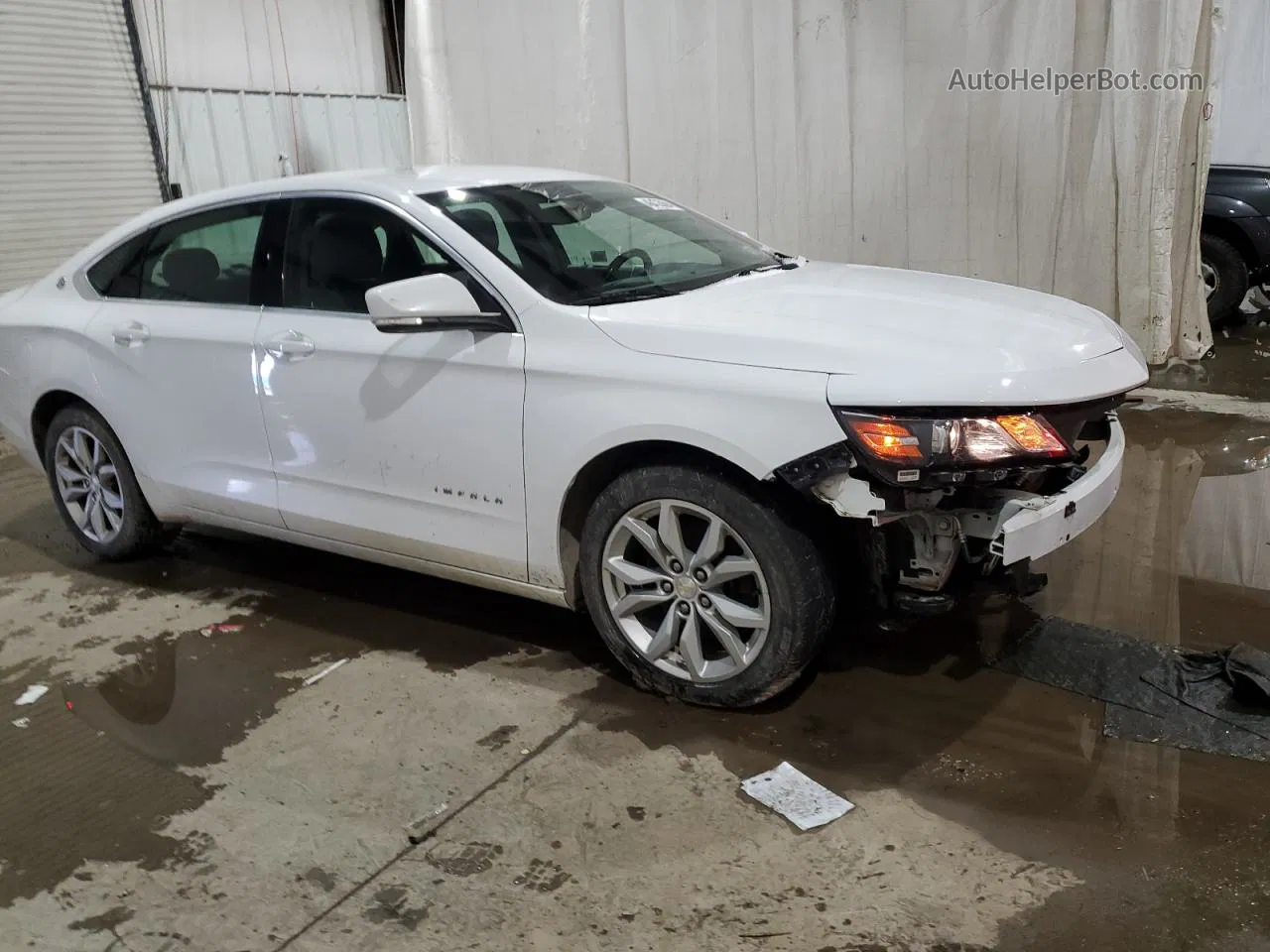 2017 Chevrolet Impala Lt White vin: 2G1105S37H9103368