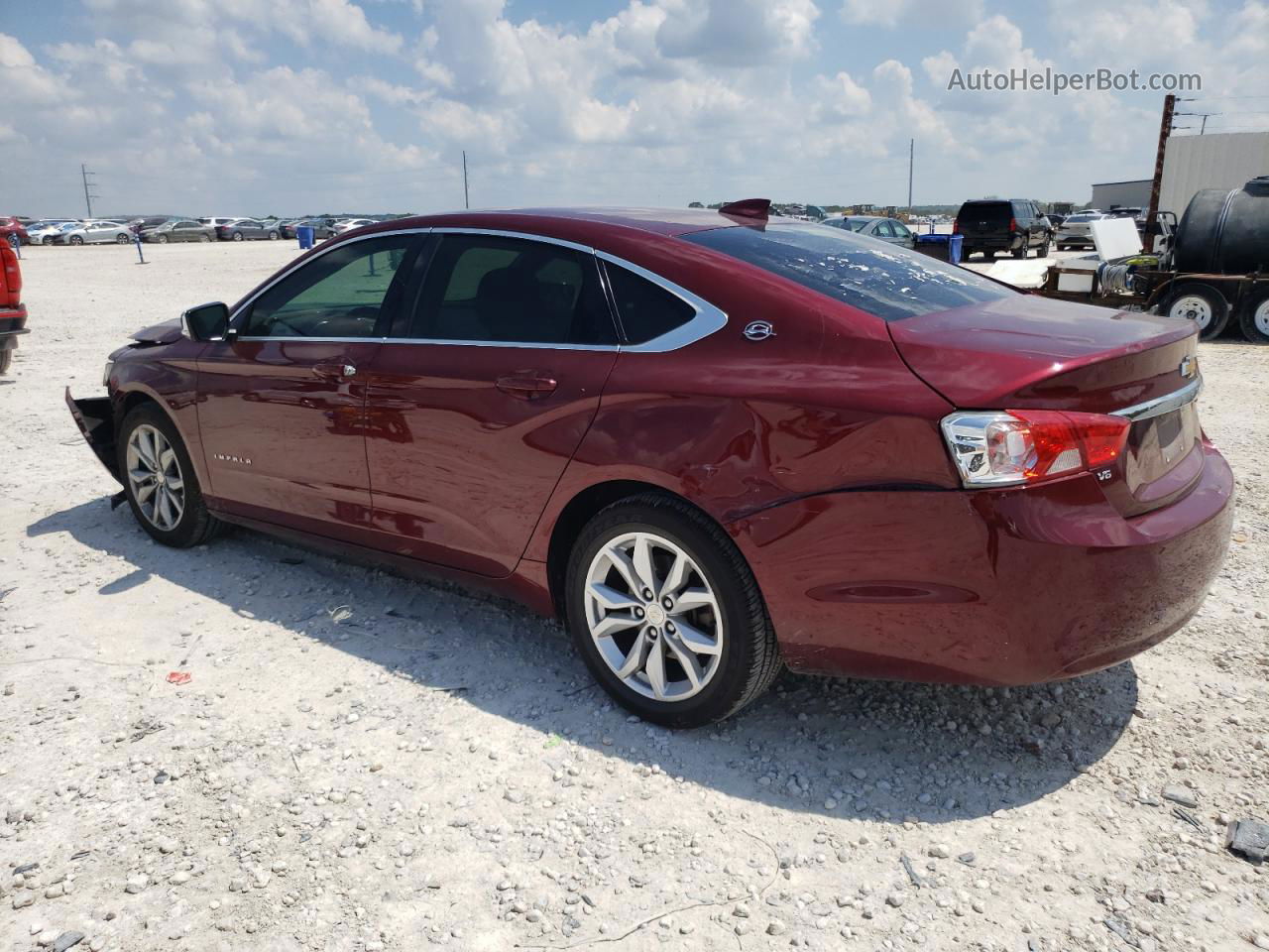 2017 Chevrolet Impala Lt Red vin: 2G1105S37H9114211