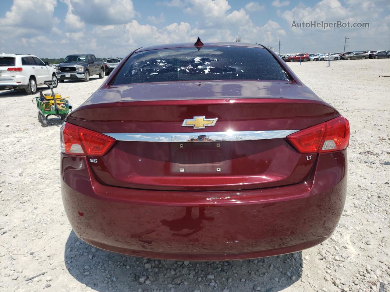 2017 Chevrolet Impala Lt Red vin: 2G1105S37H9114211