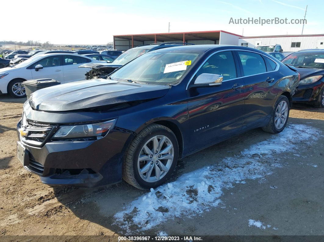 2017 Chevrolet Impala 1lt Blue vin: 2G1105S37H9123930