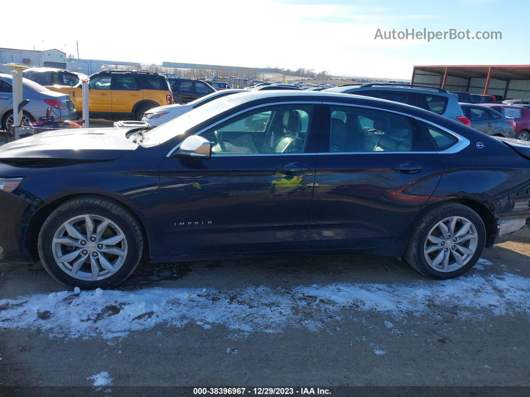 2017 Chevrolet Impala 1lt Blue vin: 2G1105S37H9123930