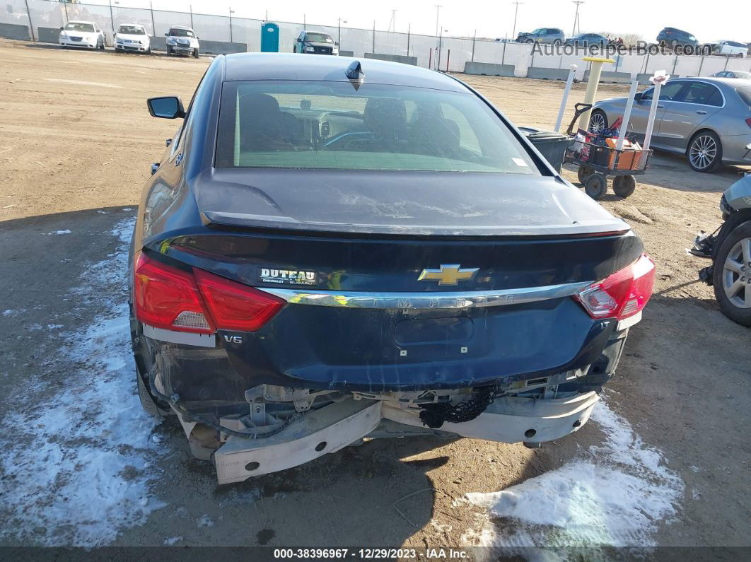 2017 Chevrolet Impala 1lt Blue vin: 2G1105S37H9123930