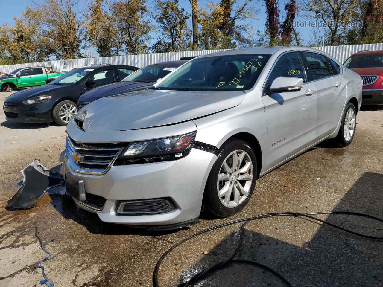 2017 Chevrolet Impala Lt Серебряный vin: 2G1105S37H9125886