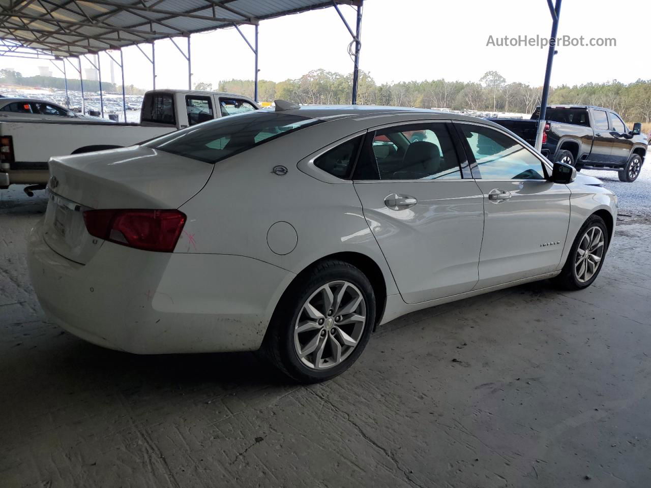 2017 Chevrolet Impala Lt White vin: 2G1105S37H9125970