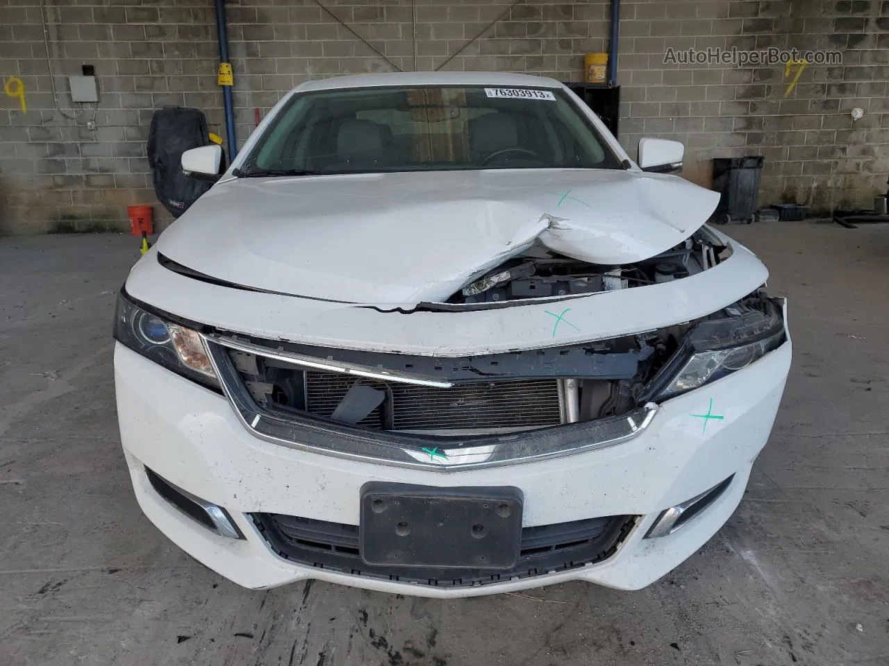 2017 Chevrolet Impala Lt White vin: 2G1105S37H9125970