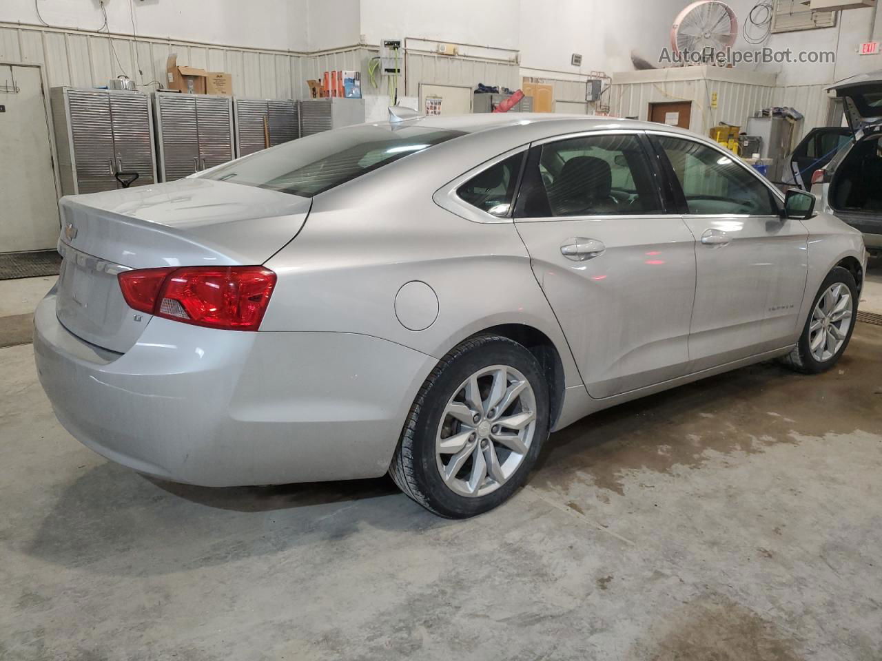 2017 Chevrolet Impala Lt Silver vin: 2G1105S37H9128190