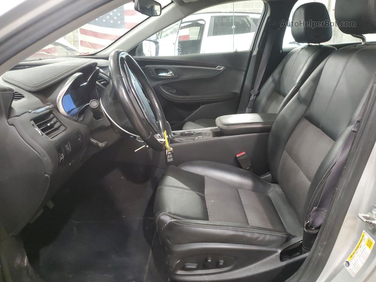 2017 Chevrolet Impala Lt Silver vin: 2G1105S37H9128190