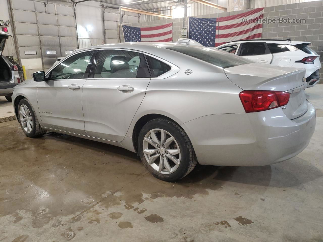 2017 Chevrolet Impala Lt Silver vin: 2G1105S37H9128190