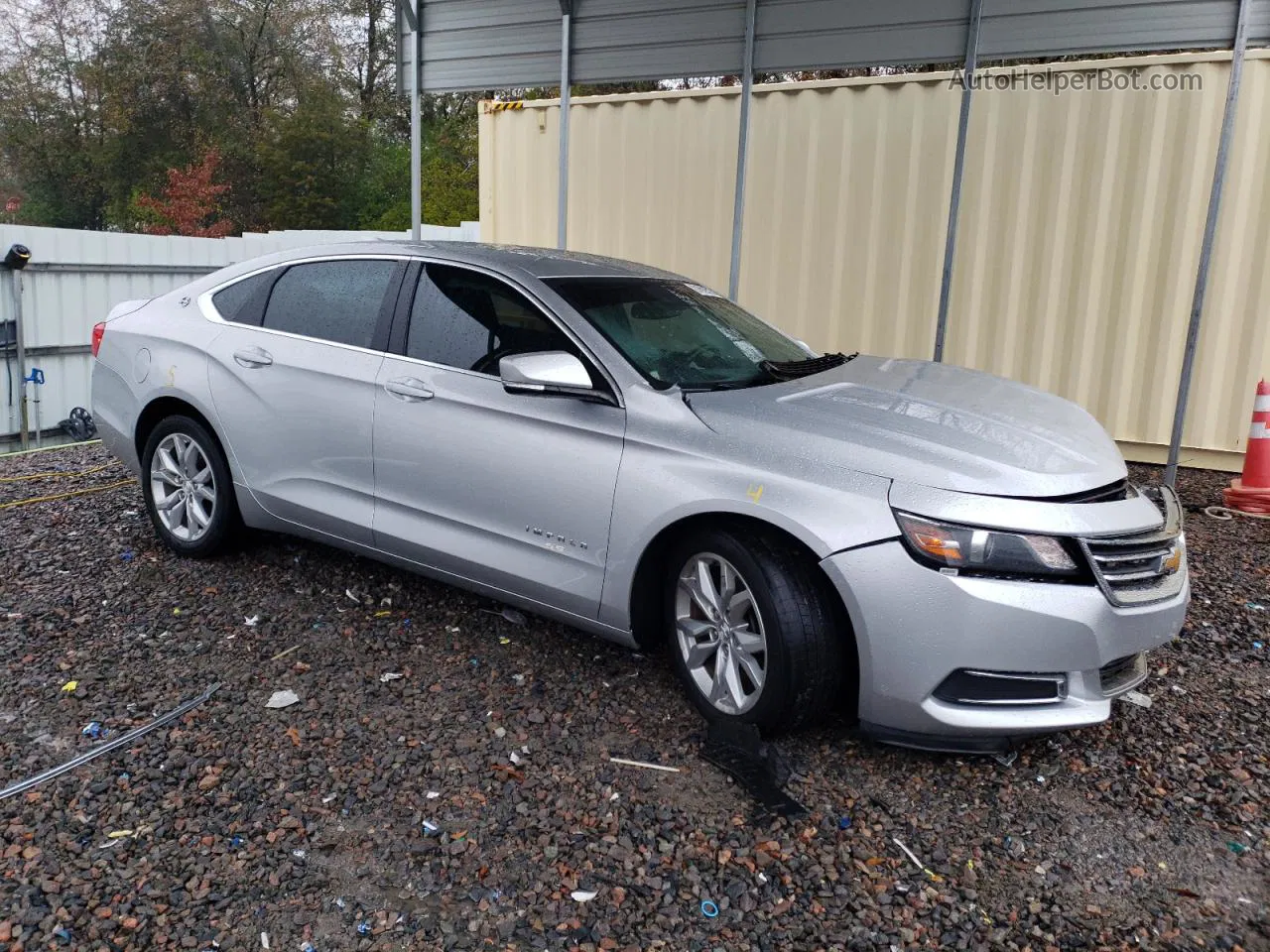 2017 Chevrolet Impala Lt Silver vin: 2G1105S37H9138900