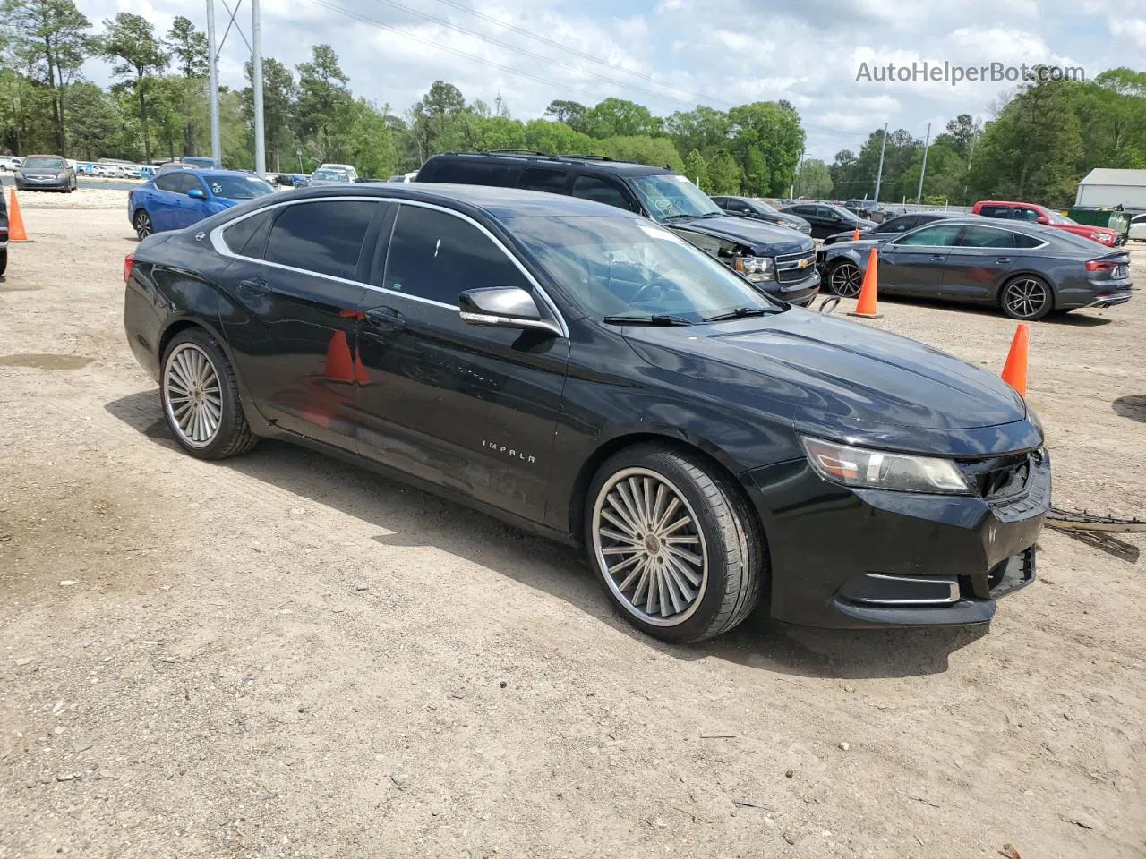 2017 Chevrolet Impala Lt Black vin: 2G1105S37H9154871