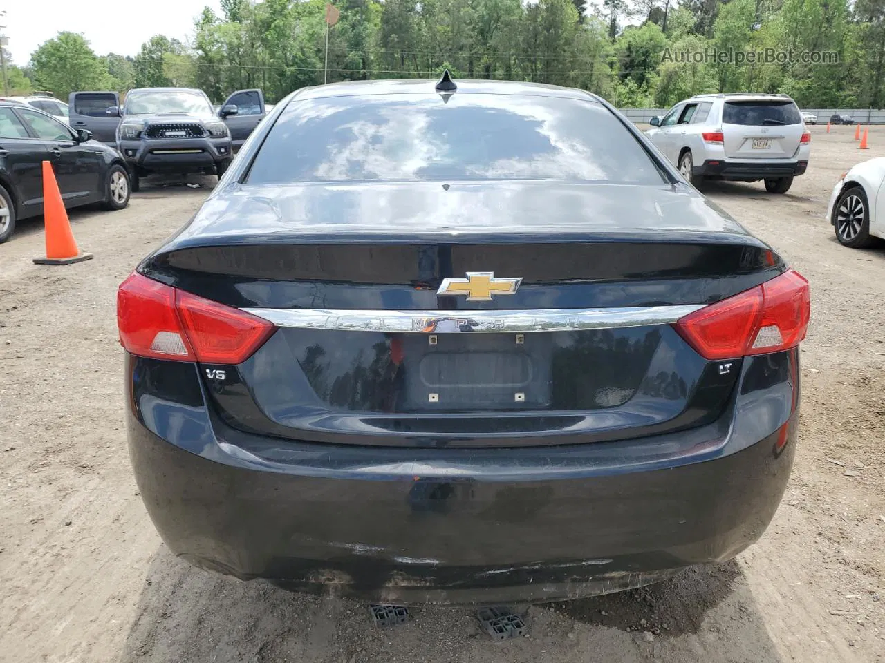 2017 Chevrolet Impala Lt Black vin: 2G1105S37H9154871