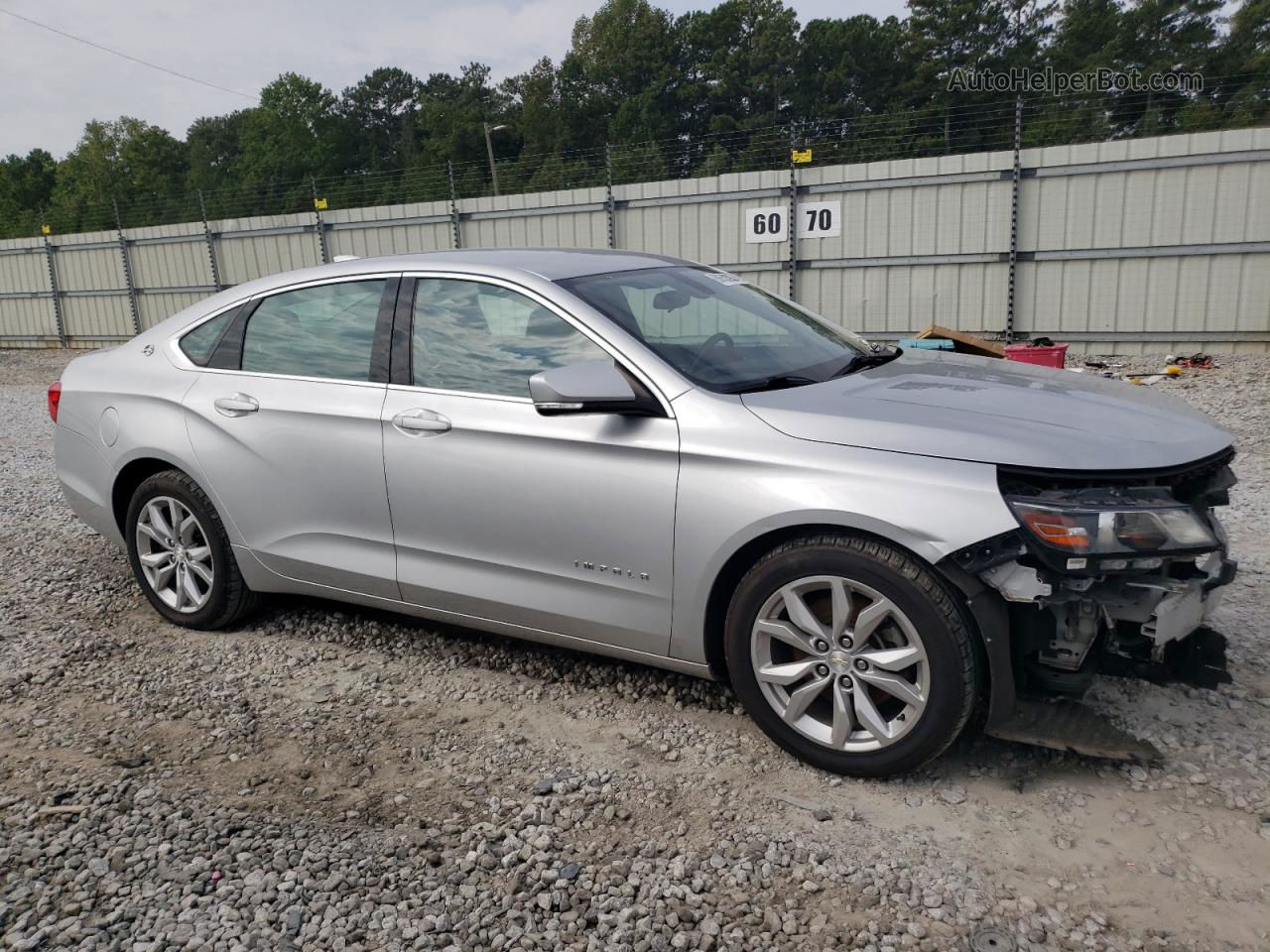 2017 Chevrolet Impala Lt Silver vin: 2G1105S37H9164249