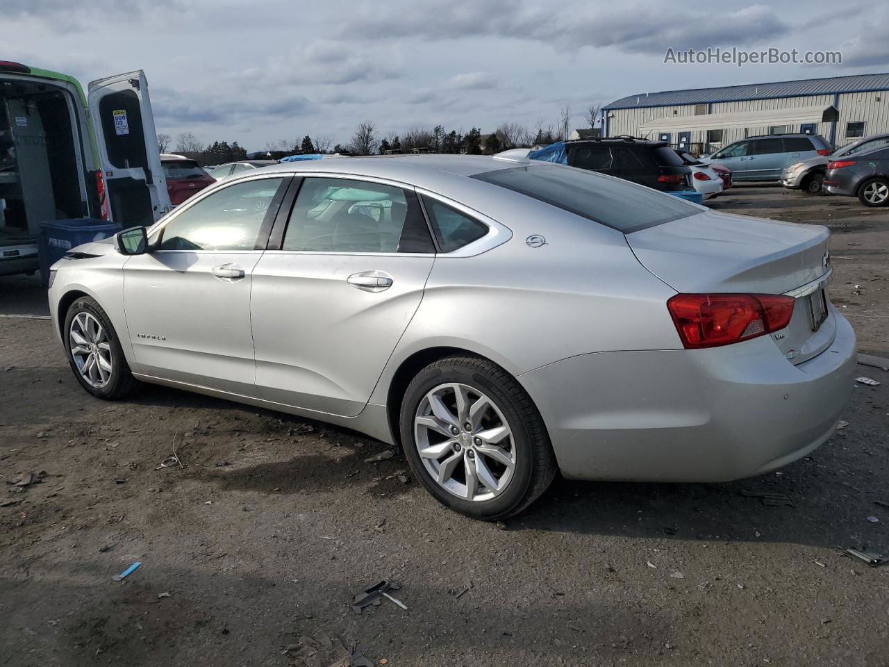 2017 Chevrolet Impala Lt Silver vin: 2G1105S37H9181701