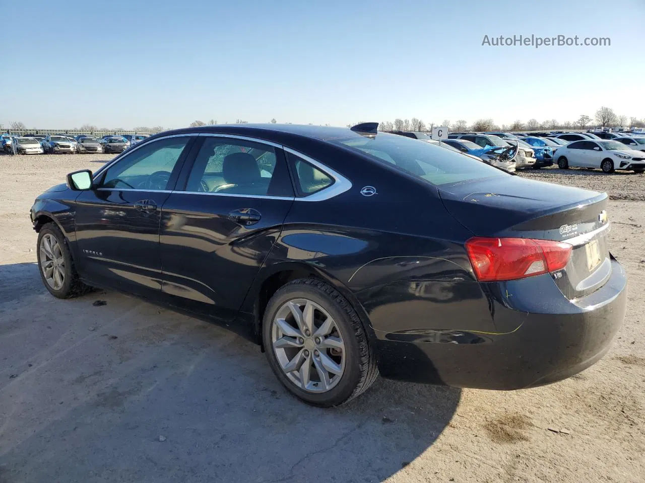 2017 Chevrolet Impala Lt Синий vin: 2G1105S38H9107638