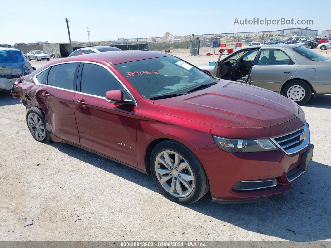 2017 Chevrolet Impala 1lt Бордовый vin: 2G1105S38H9117313