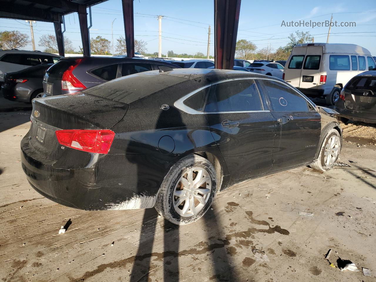 2017 Chevrolet Impala Lt Black vin: 2G1105S38H9119160