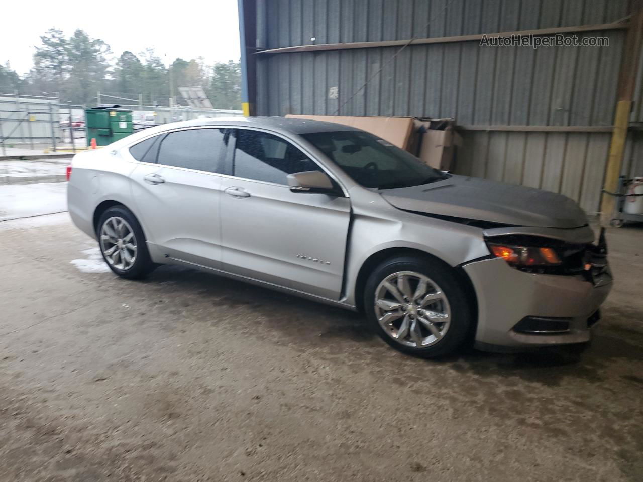 2017 Chevrolet Impala Lt Silver vin: 2G1105S38H9120633