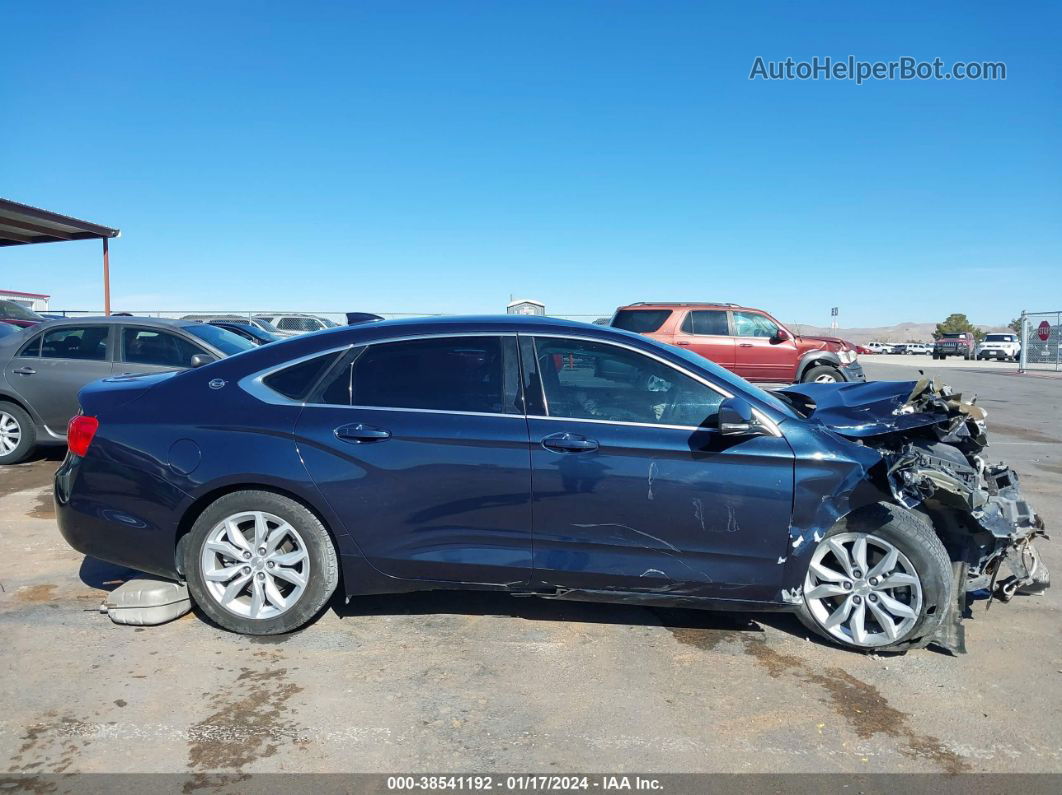 2017 Chevrolet Impala 1lt Blue vin: 2G1105S38H9137058