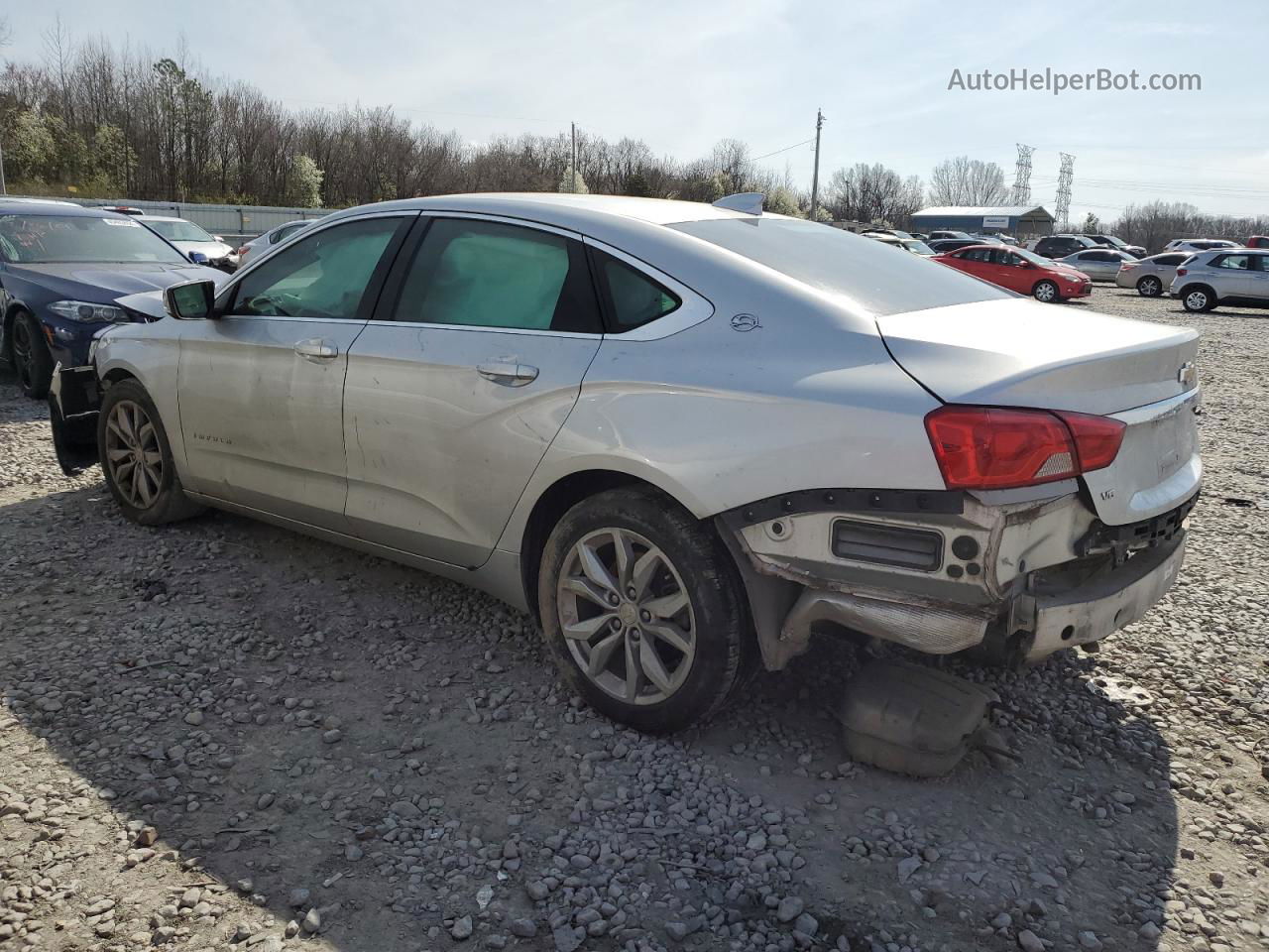 2017 Chevrolet Impala Lt Silver vin: 2G1105S38H9139120