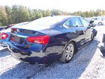 2017 Chevrolet Impala Lt Blue vin: 2G1105S38H9139313