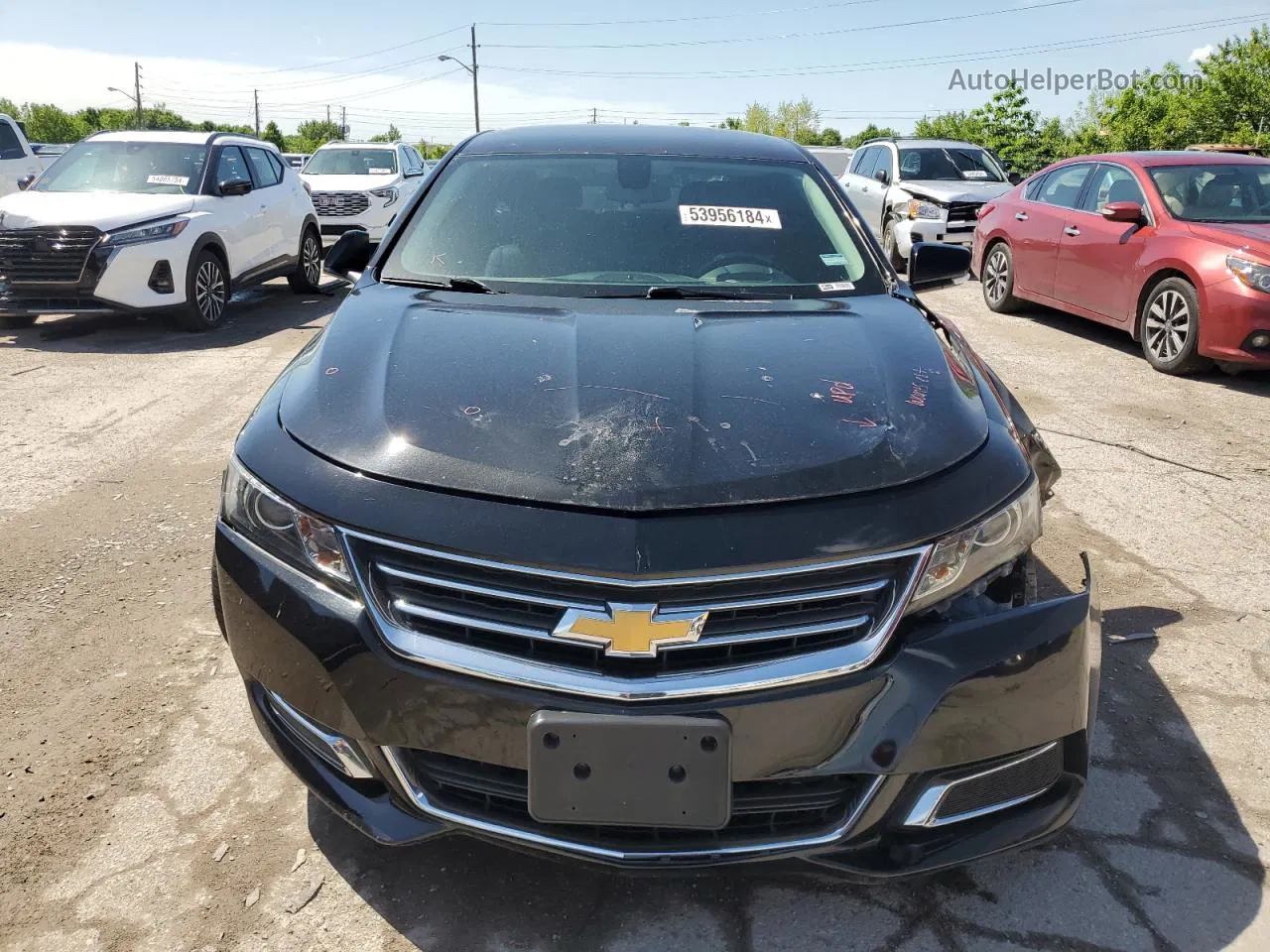 2017 Chevrolet Impala Lt Black vin: 2G1105S38H9164454