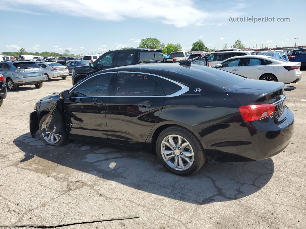 2017 Chevrolet Impala Lt Black vin: 2G1105S38H9164454