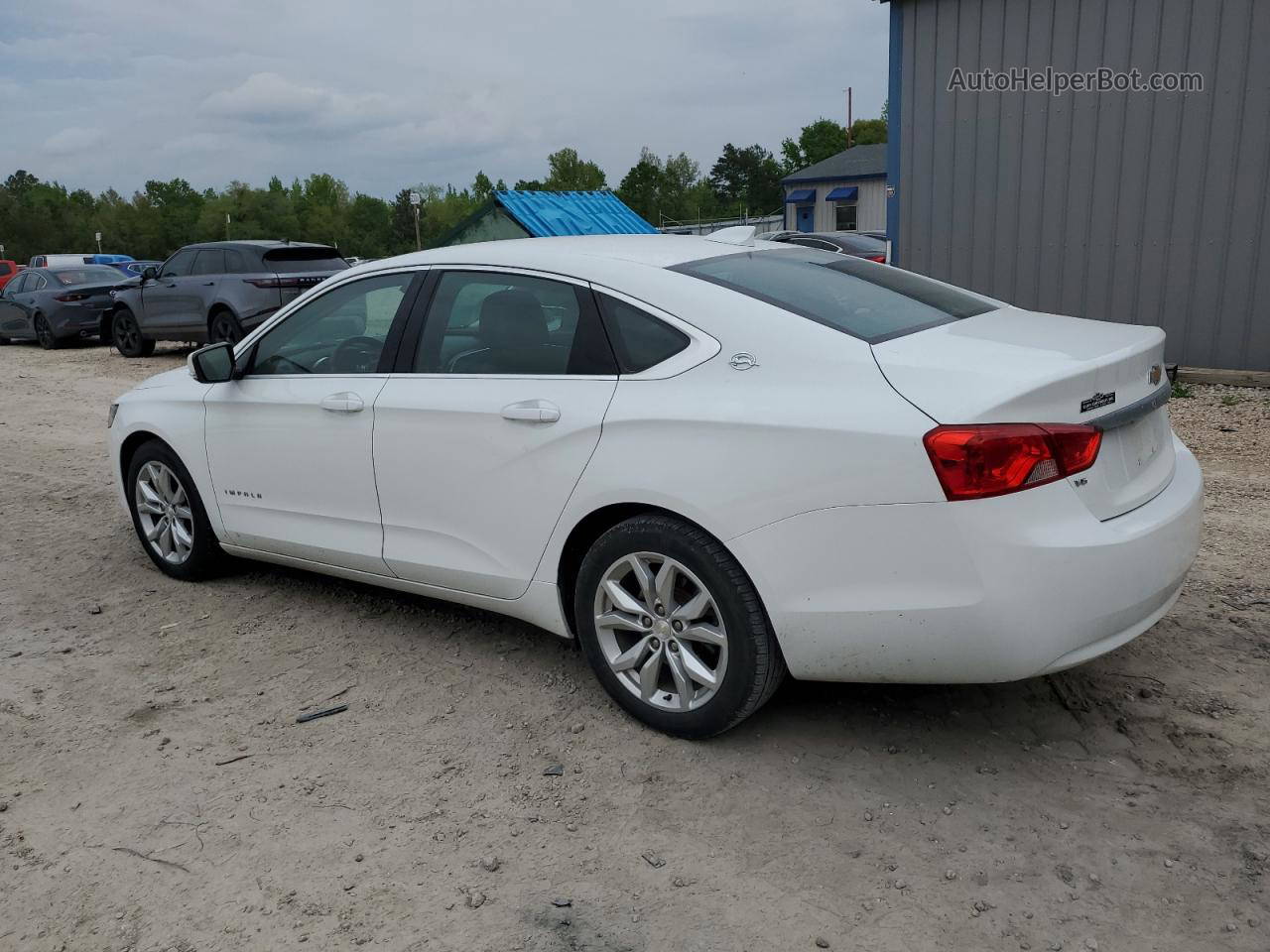 2017 Chevrolet Impala Lt White vin: 2G1105S38H9174613