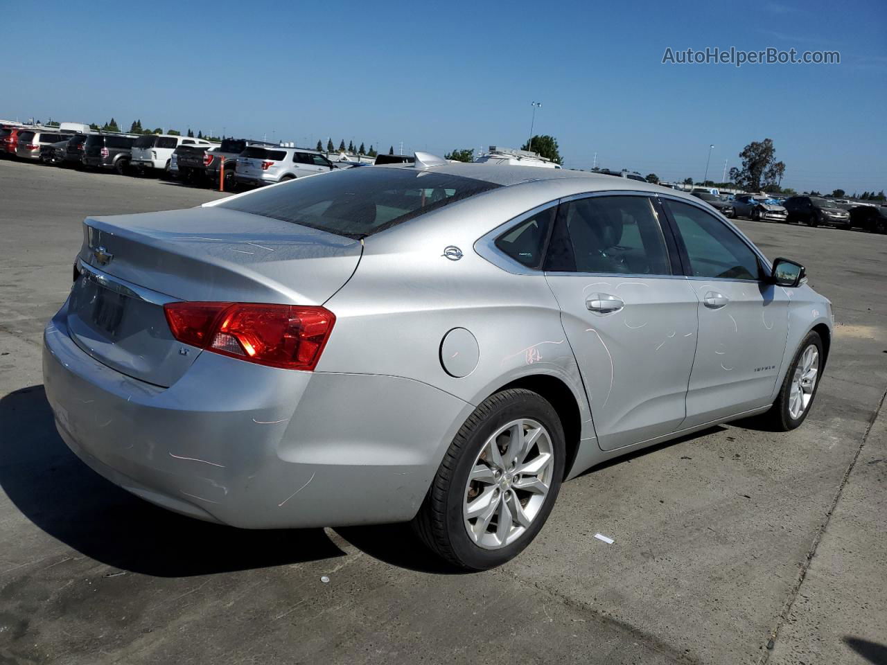 2017 Chevrolet Impala Lt Silver vin: 2G1105S39H9102965