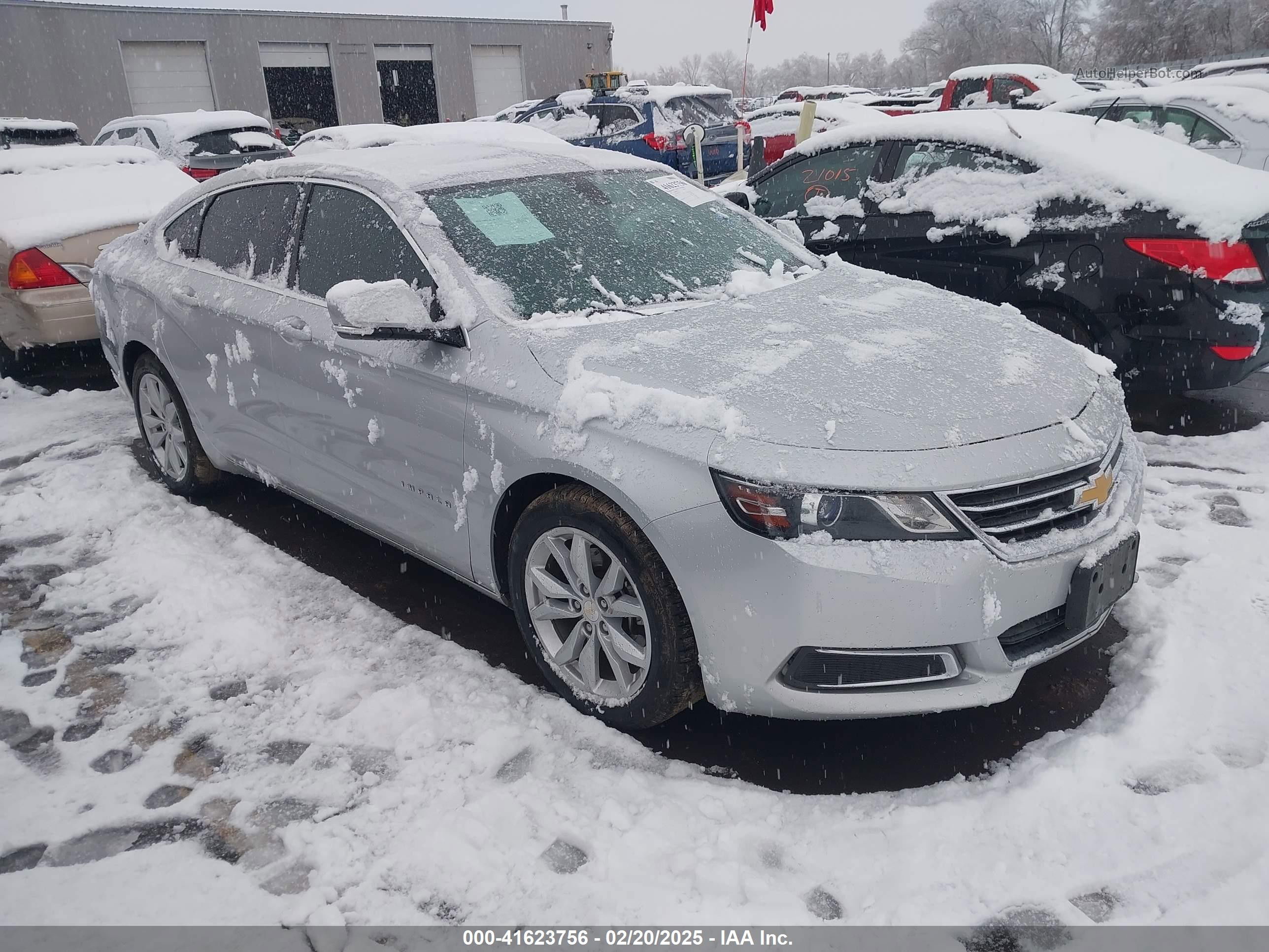 2017 Chevrolet Impala 1lt Серый vin: 2G1105S39H9104215