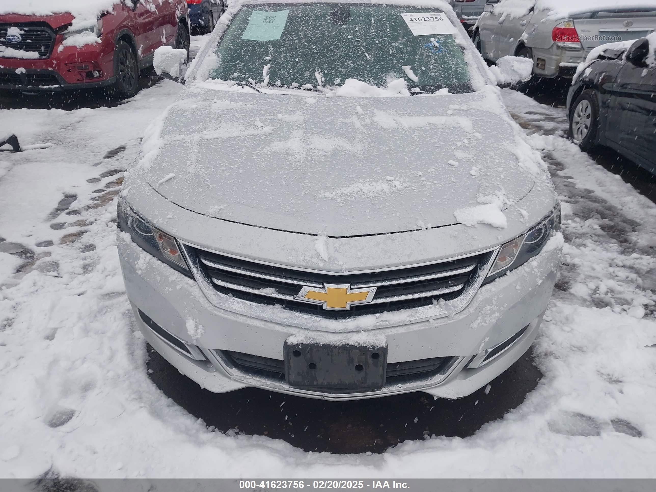 2017 Chevrolet Impala 1lt Серый vin: 2G1105S39H9104215