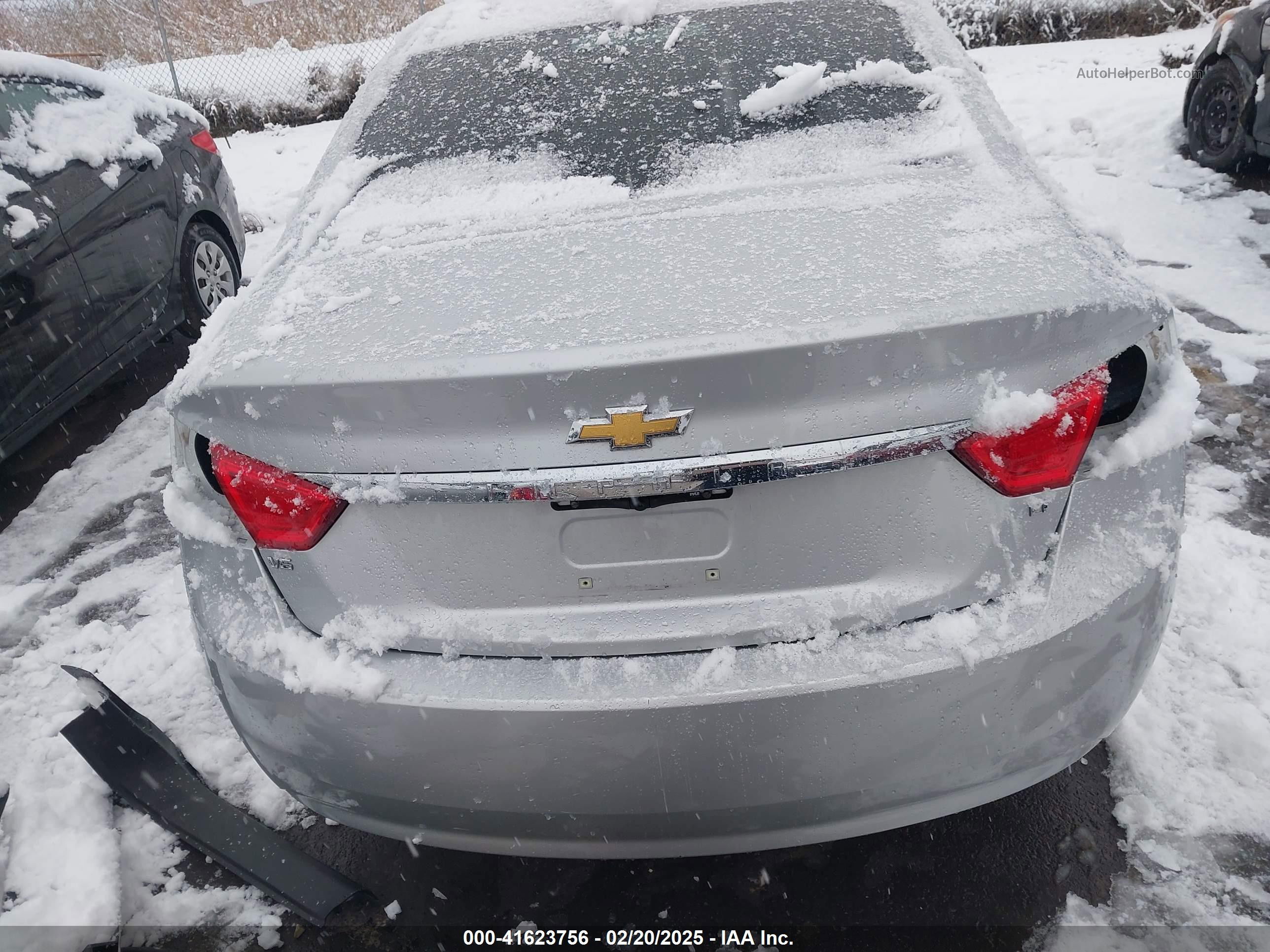 2017 Chevrolet Impala 1lt Серый vin: 2G1105S39H9104215