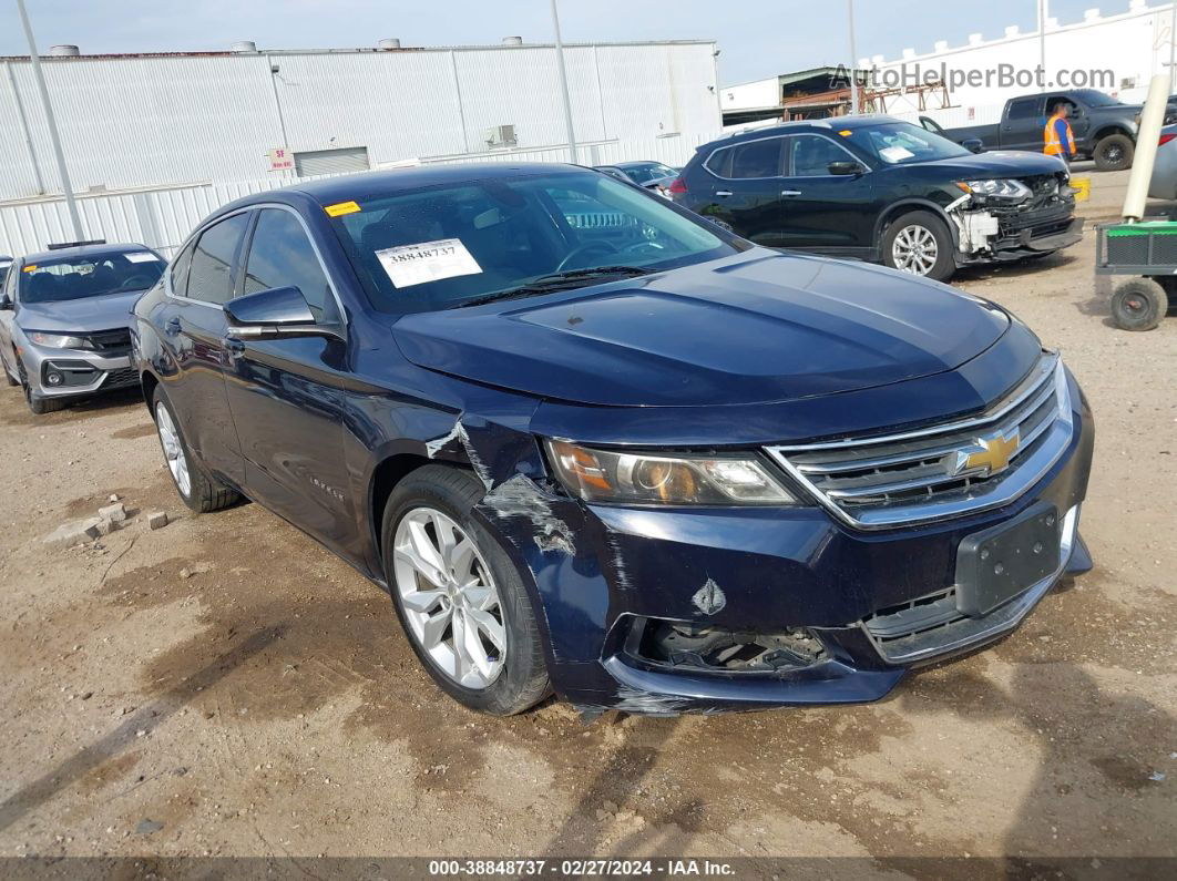 2017 Chevrolet Impala 1lt Blue vin: 2G1105S39H9108670