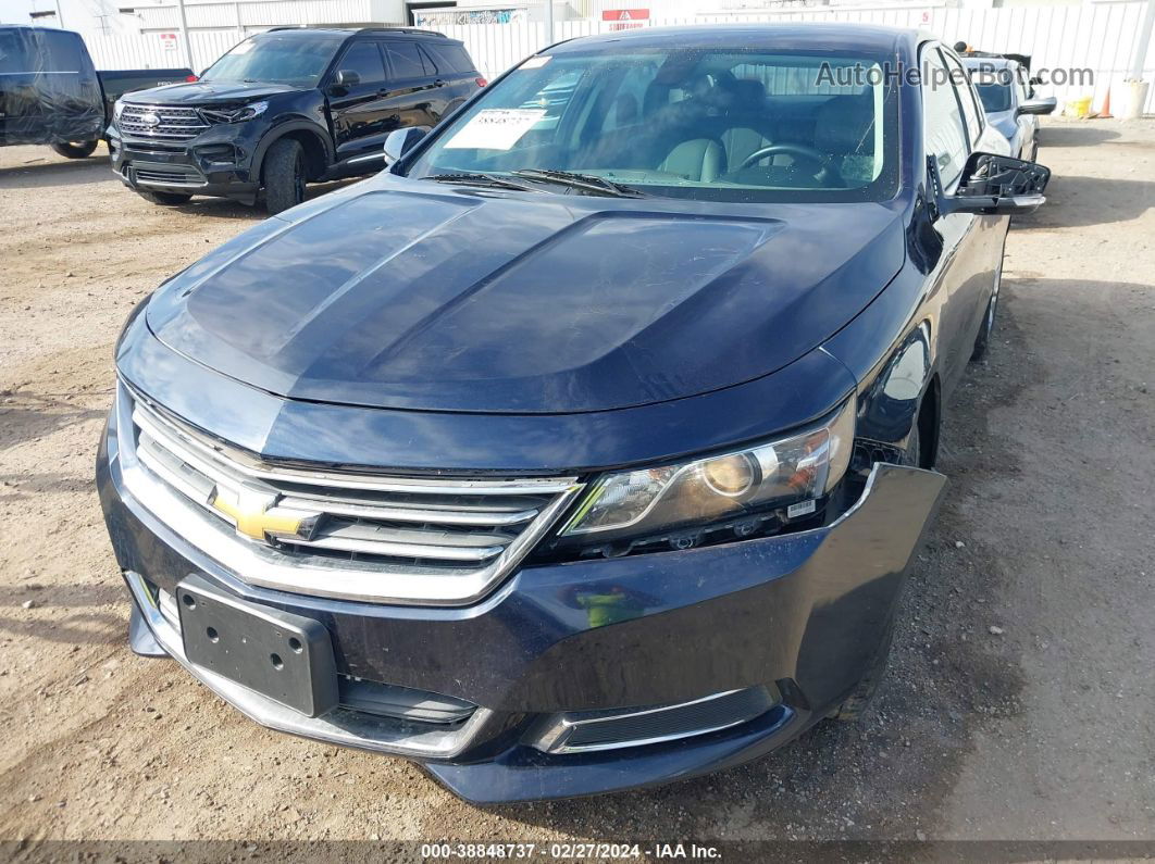 2017 Chevrolet Impala 1lt Blue vin: 2G1105S39H9108670