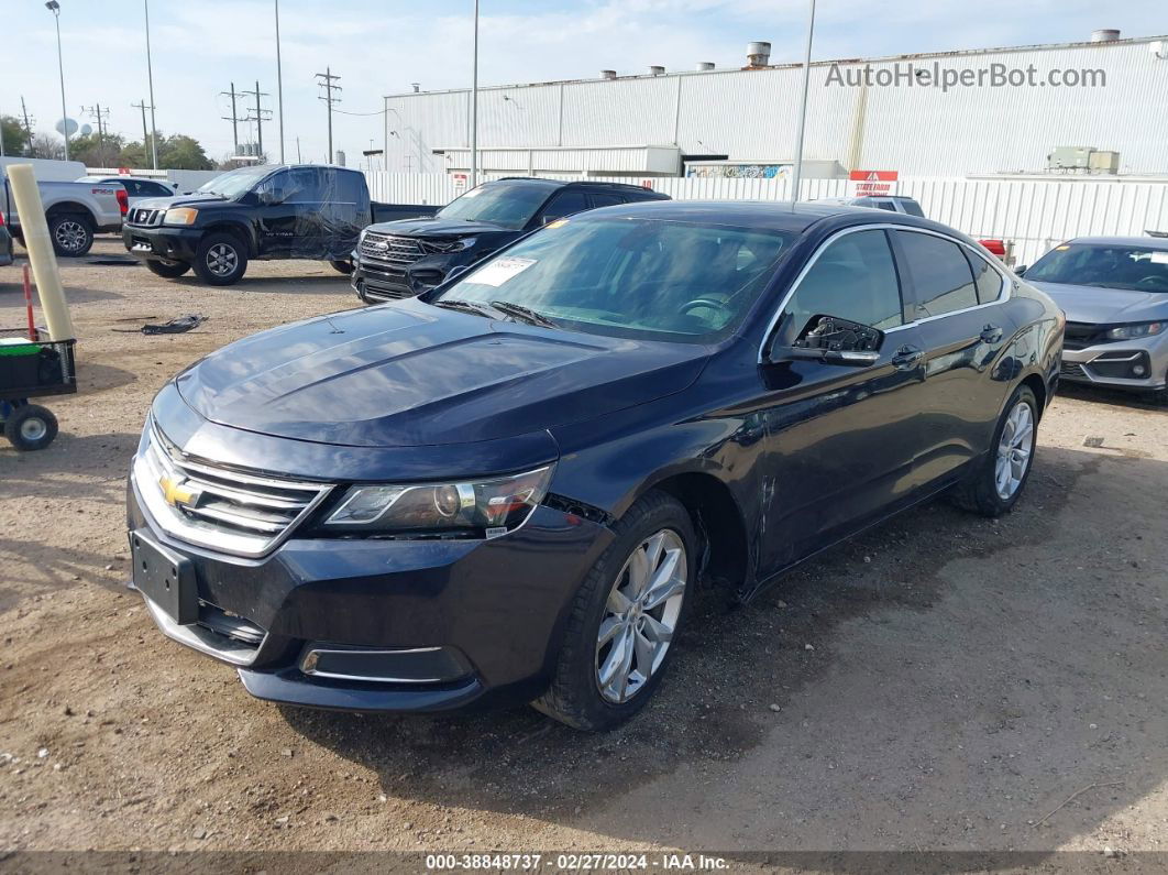 2017 Chevrolet Impala 1lt Blue vin: 2G1105S39H9108670