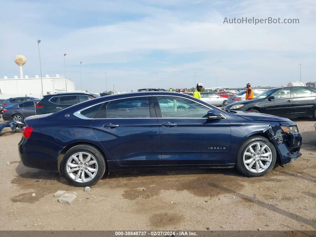 2017 Chevrolet Impala 1lt Blue vin: 2G1105S39H9108670