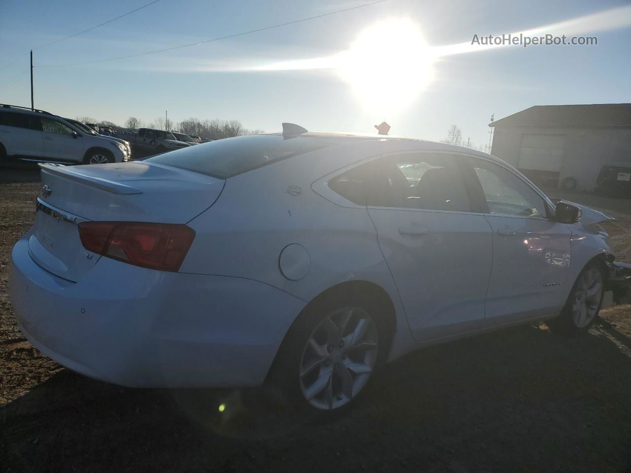 2017 Chevrolet Impala Lt White vin: 2G1105S39H9115294