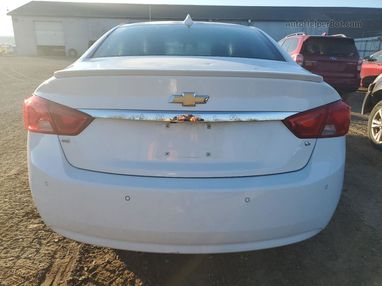 2017 Chevrolet Impala Lt White vin: 2G1105S39H9115294