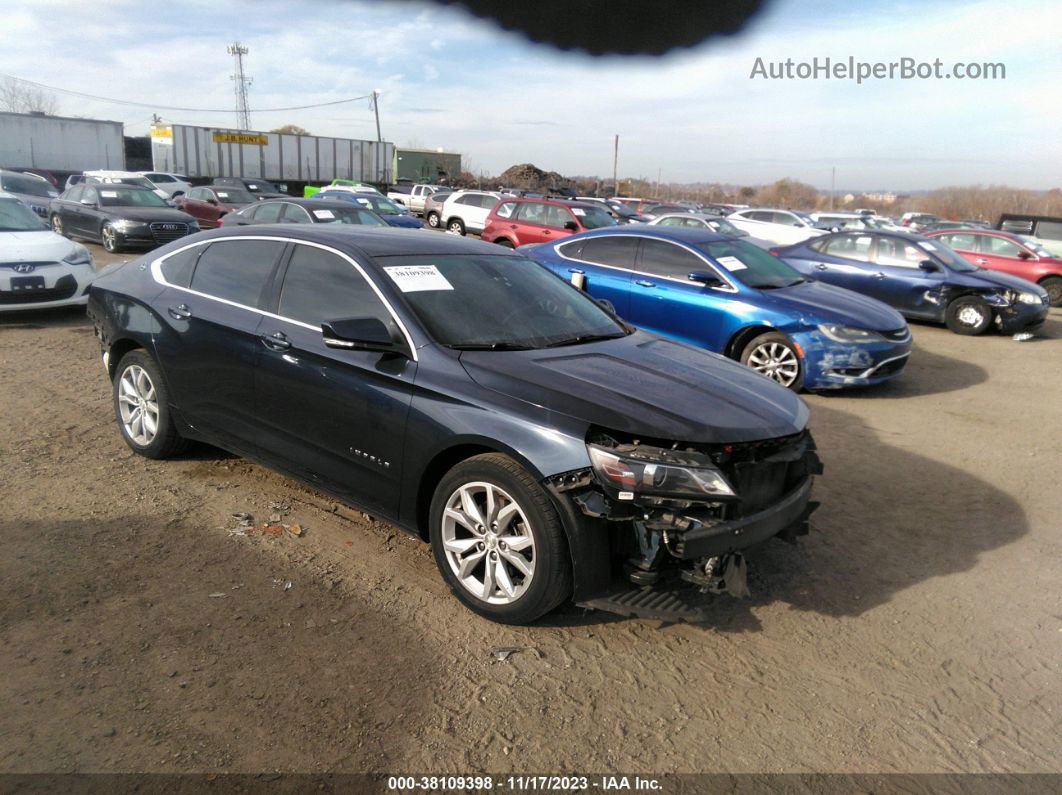 2017 Chevrolet Impala 1lt Blue vin: 2G1105S39H9115389