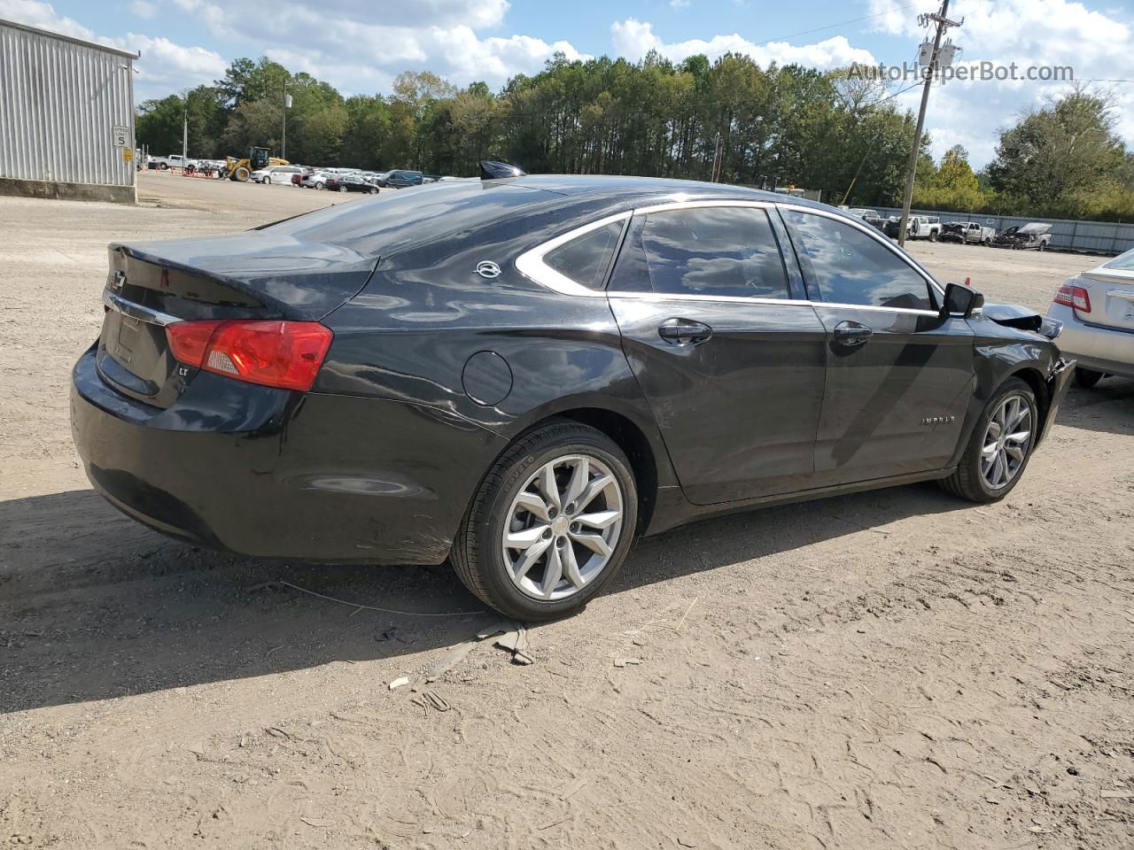 2017 Chevrolet Impala Lt Black vin: 2G1105S39H9141622