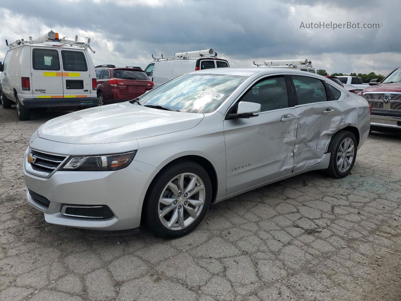 2017 Chevrolet Impala Lt Silver vin: 2G1105S39H9147713