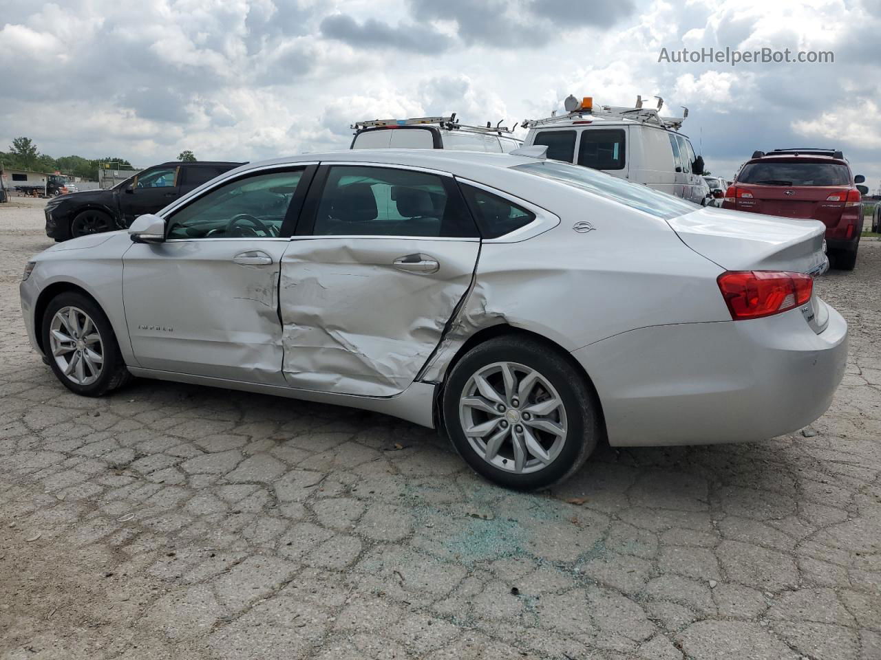 2017 Chevrolet Impala Lt Silver vin: 2G1105S39H9147713