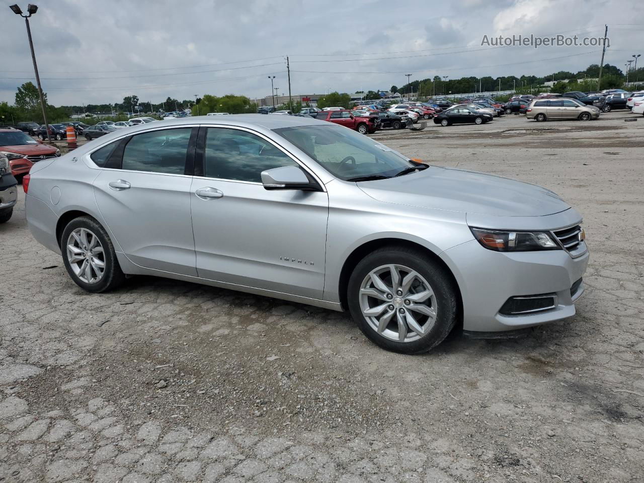 2017 Chevrolet Impala Lt Silver vin: 2G1105S39H9147713